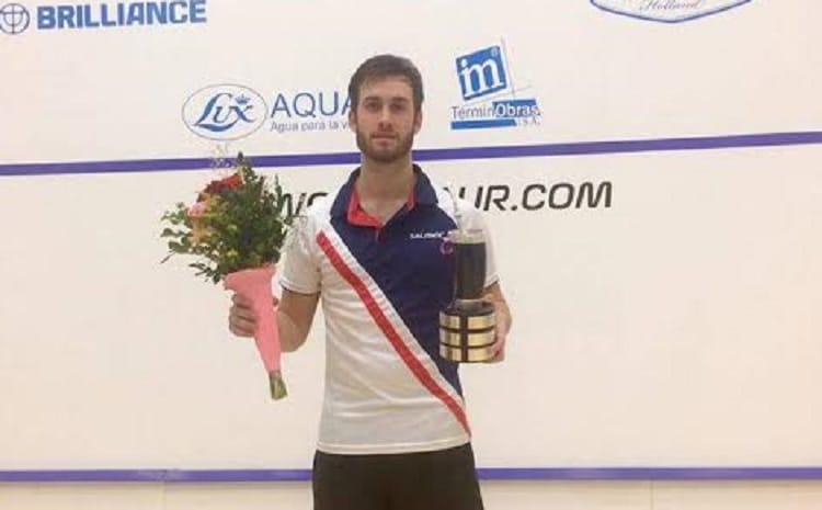 Squash: Leandro Romiglio, campeón del PSA de Paraguay