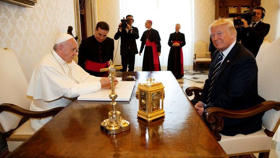 El Papa recibió a Trump en el Vaticano