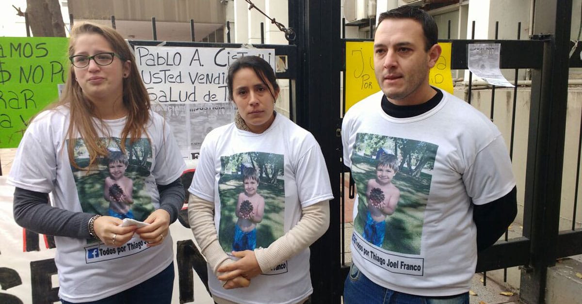 Para familiares de Thiago, el juicio abreviado a Lalo Ramos está "comprado"