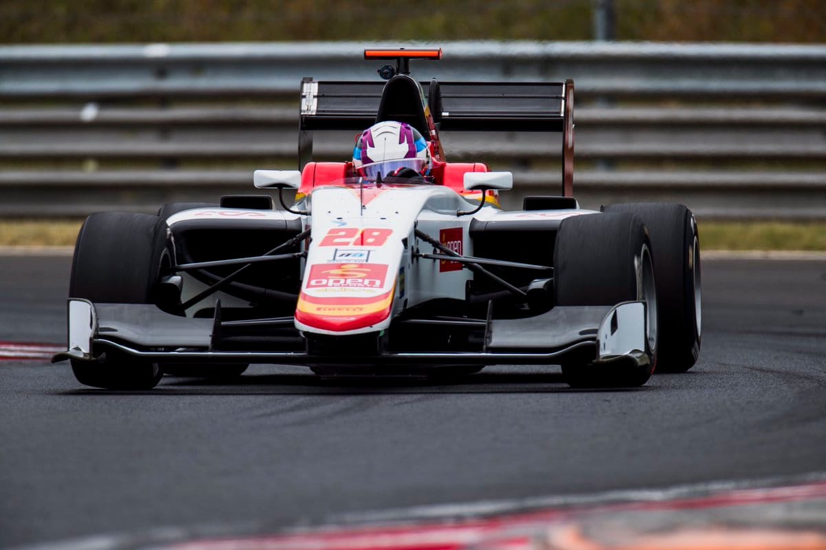 Marcos Siebert afronta la segunda fecha del GP3: fue primero en la práctica