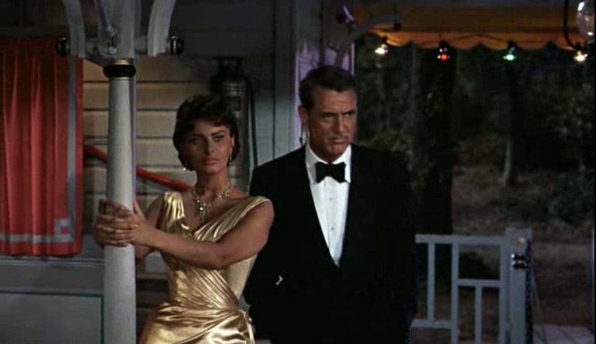 Sophia Loren y Cary Grant en una inolvidable comedia romántica