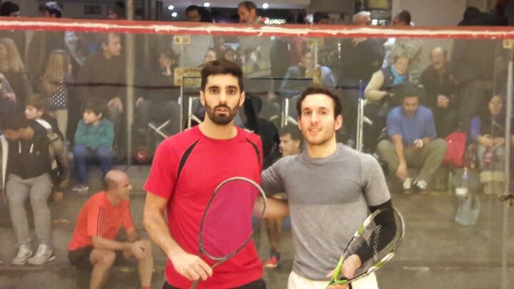 Torneo local de Squash: Roude y Cordero ganaron en "Nick"