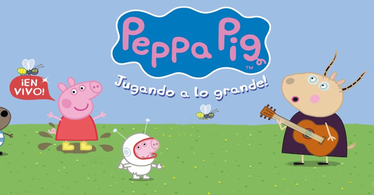 Peppa Pig llega “Jugando a lo grande”