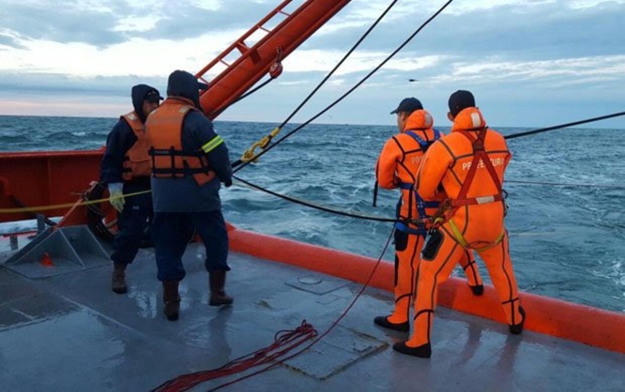Prefectura encontró el casco del Repunte en aguas patagónicas