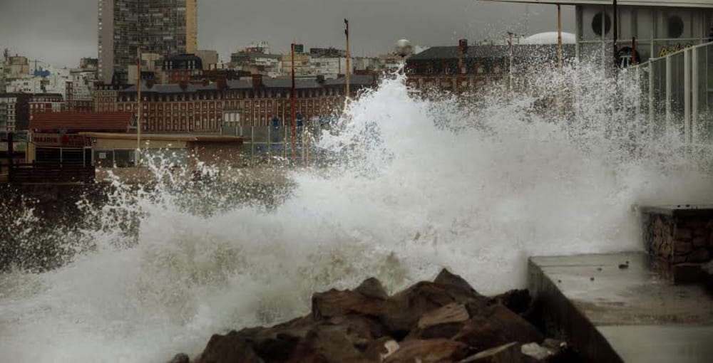 Rige un alerta meteorológico por tormentas en Mar del Plata