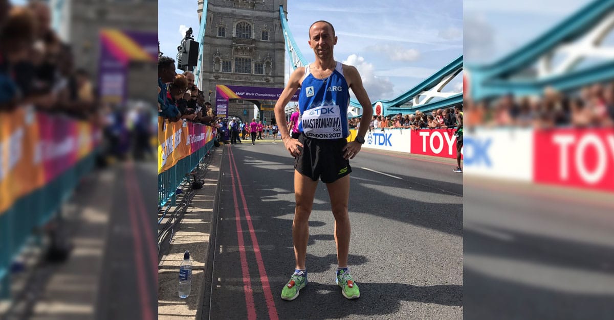 Mastromarino abandonó el maratón del Mundial de Londres