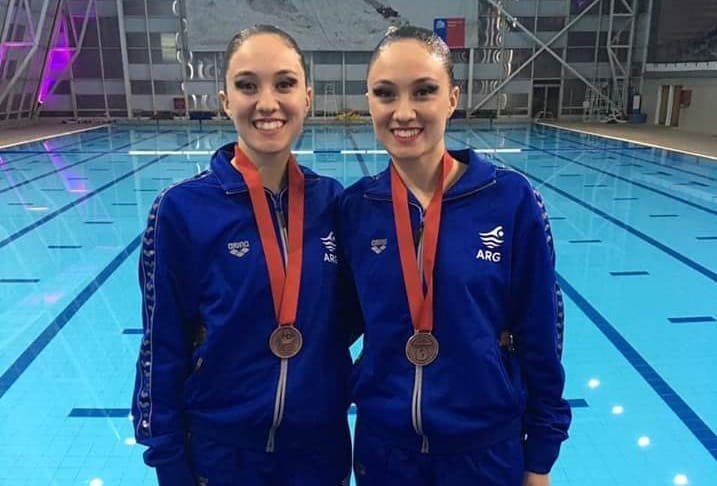 Zoe y Morena Ferrer lograron el bronce en el Panamericano de Chile