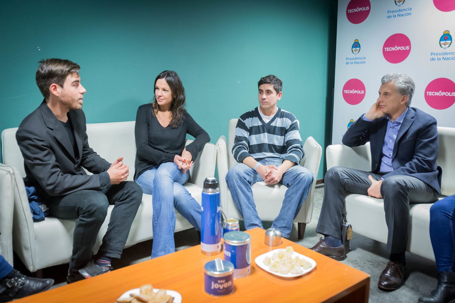 Joven emprendedor marplatense recibió el apoyo de Macri