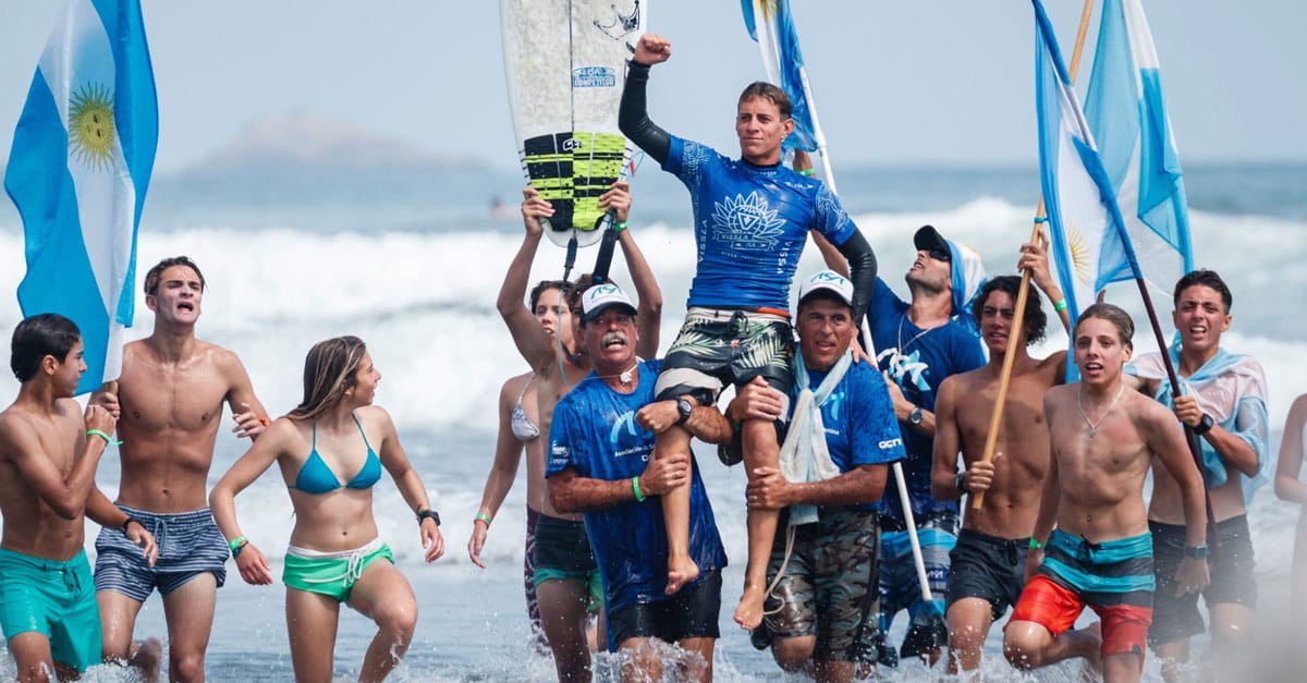 Surf: el marplatense Nacho Gundesen es el nuevo campeón mundial Junior