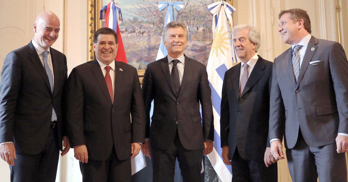 Argentina, Uruguay y Paraguay se postularon para el Mundial 2030