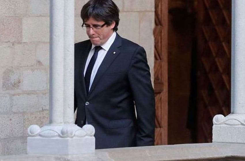 Puigdemont: "Somos conscientes que podemos quedar arrestados"