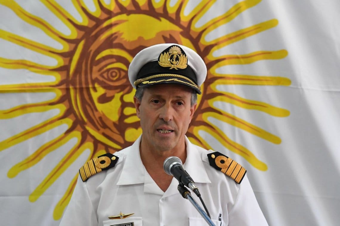 Balbi: "No hay novedades de los tres contactos en Mar Argentino"