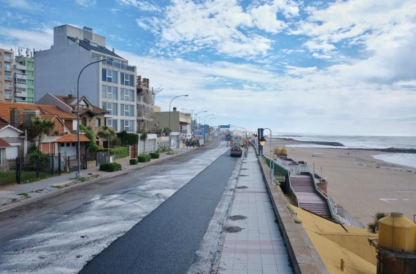 Las obras de asfalto en la costa terminarán a mediados de diciembre