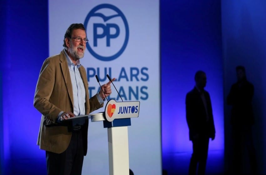 Tras semanas de conflicto, Rajoy volvió a Barcelona