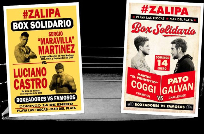 Box Solidario: Luciano Castro y Maravilla Martínez suben al ring