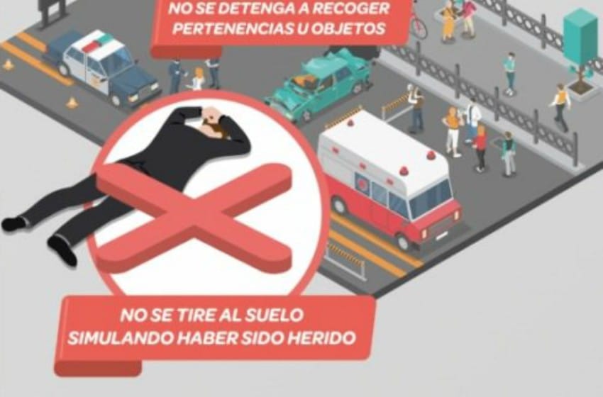 España lanzó una guía de consejos en caso de atentado