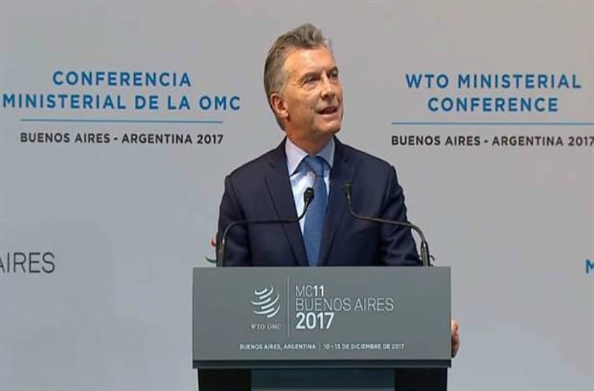 Macri abrió la conferencia de la OMC: "Este es un evento histórico"