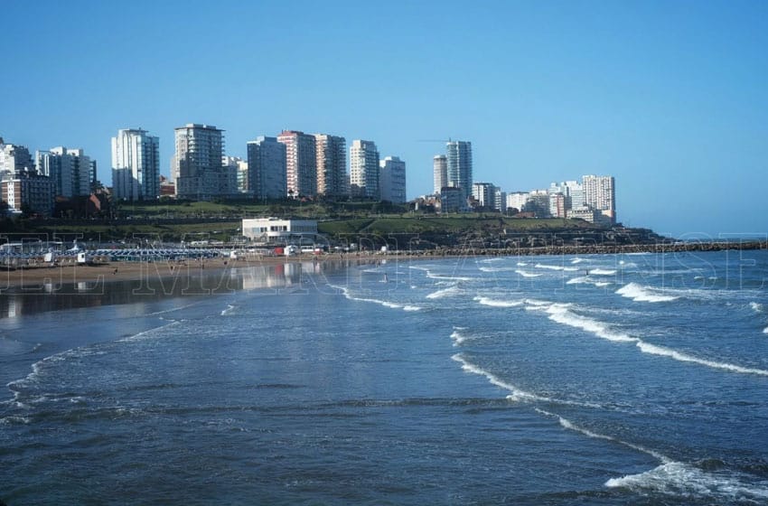 Jornada de buen clima en Mar del Plata