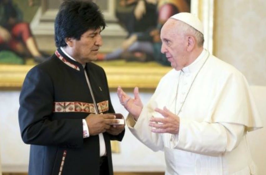 El Papa Francisco se reunió con Evo Morales