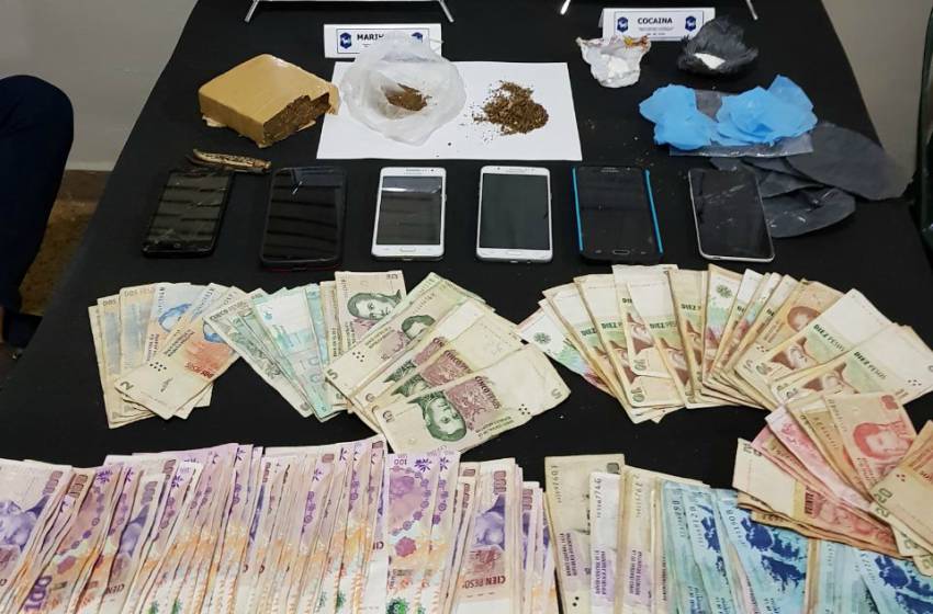 Incautan cocaína y marihuana tras allanamientos en el barrio Belgrano