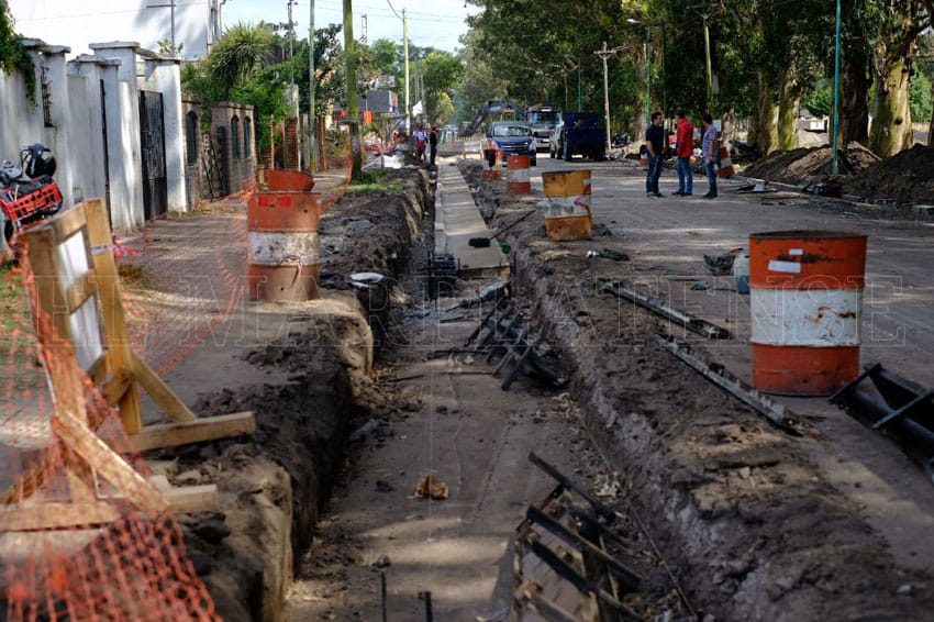 Afirman que las obras en la calle Beltran finalizarán en abril
