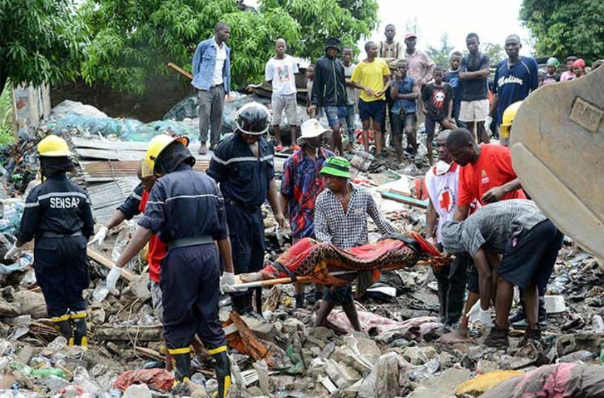 Mozambique: murieron 17 personas en una avalancha de basura