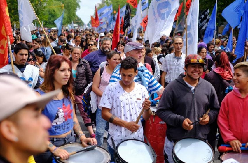 Organizaciones hicieron sentir la protesta de Moyano en Mar del Plata
