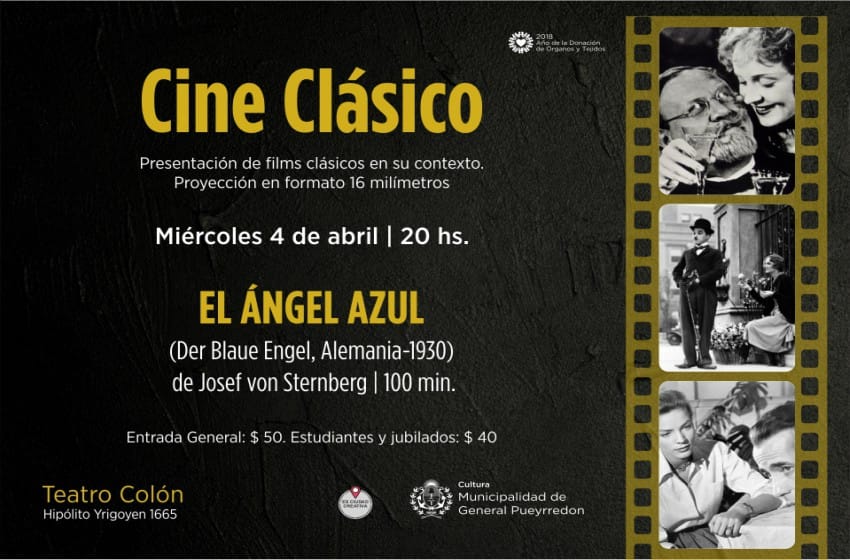 Comienza el Ciclo de cine clásico en el Teatro Colón