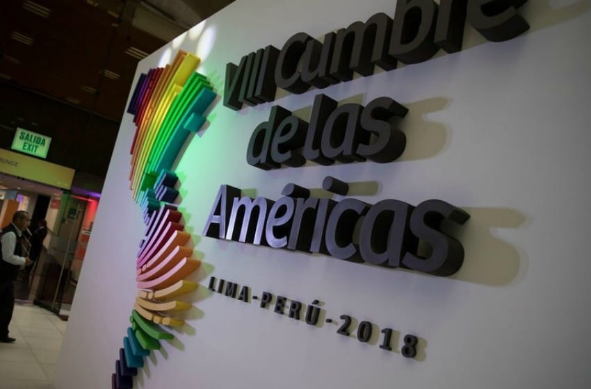 Comenzó la Cumbre de las Américas en Lima