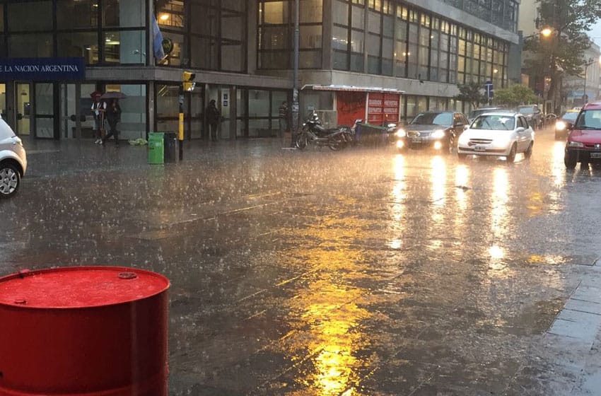 Hay alerta meteorológico por "tormentas intensas" para Mar del Plata