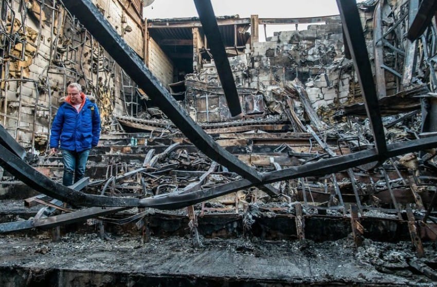 Rusia: Nuevo incendio en un centro comercial de Moscú