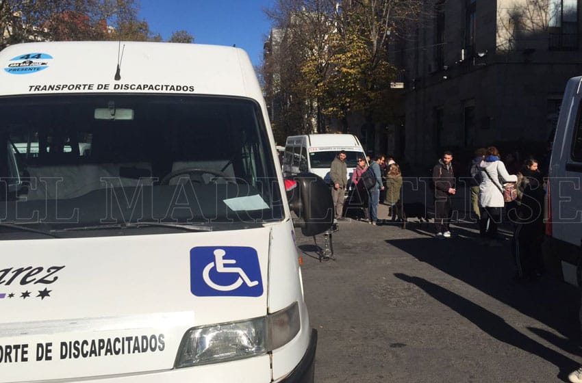 Discapacidad: transportistas anuncian paro y se movilizan este jueves