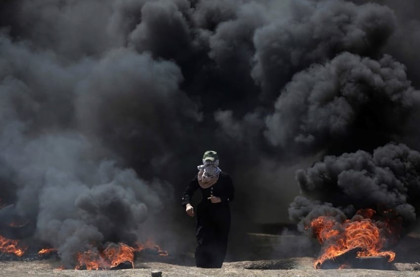 Protesta en Palestina deja más de 25 muertos