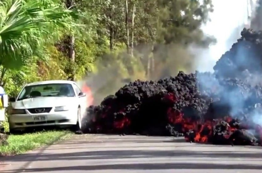 Hawaii: La lava de un volcán destruye gran parte de la ciudad