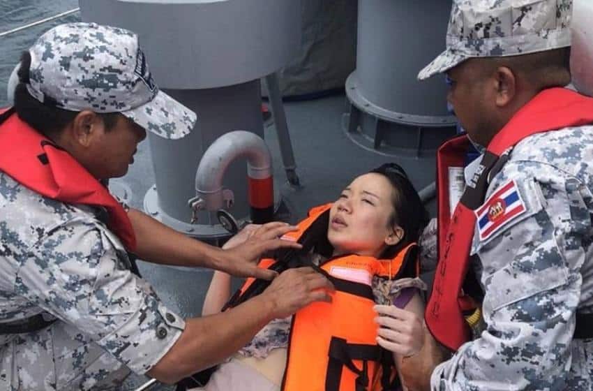 Tailandia: desaparecen decenas de turistas en un naufragio
