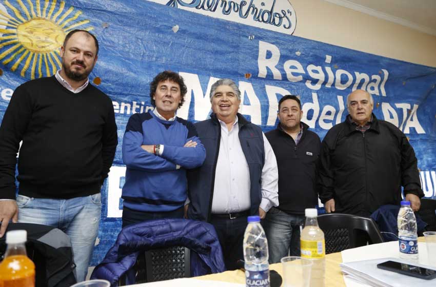 En Mar del Plata, Micheli pidió por otro paro nacional de 36 horas