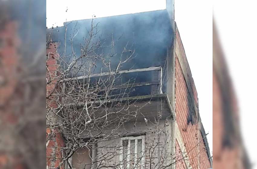 Se incendió un departamento en Villa Primera