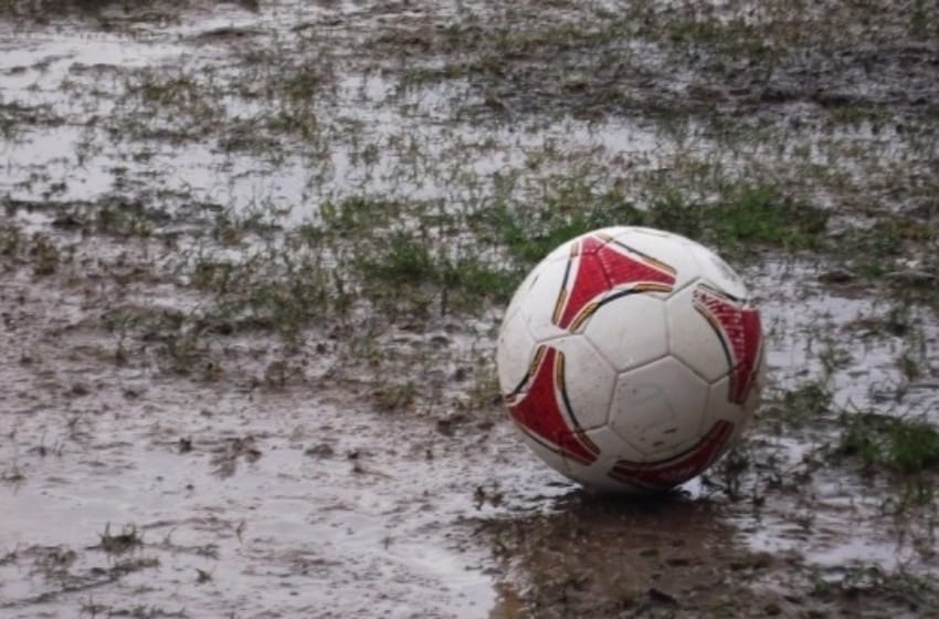La tormenta impidió otra fecha del fútbol local