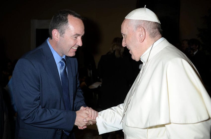 El Papa recibió al senador marplatense Lucas Fiorini