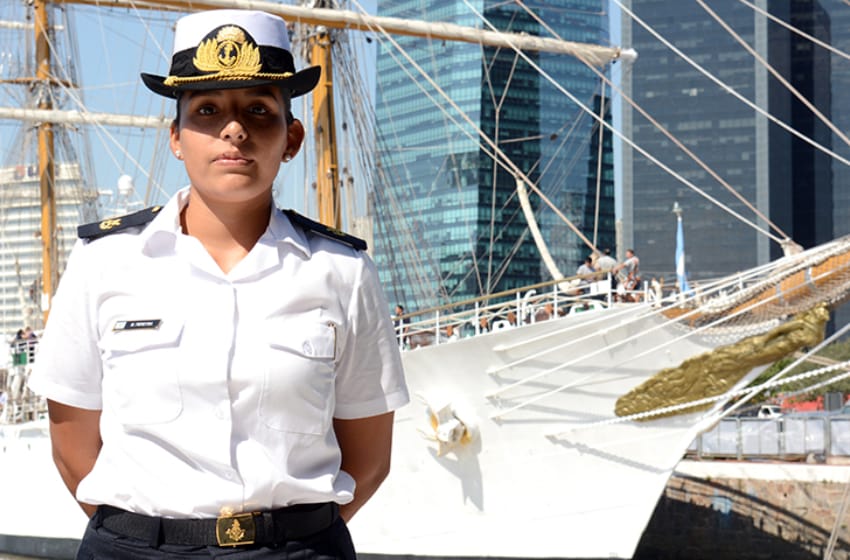 La historia de una marplatense a bordo de la Fragata "Libertad"