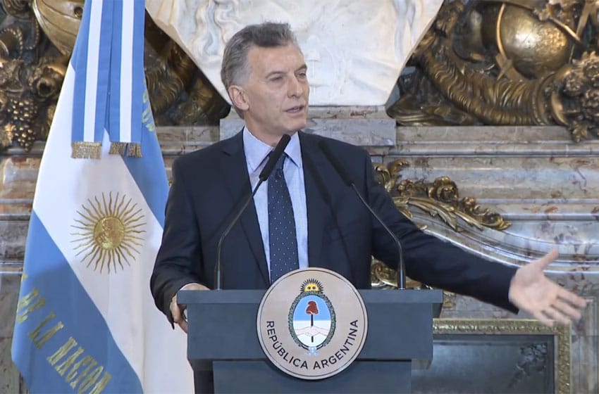 Macri: "Es momento de poner el foco en el crecimiento”