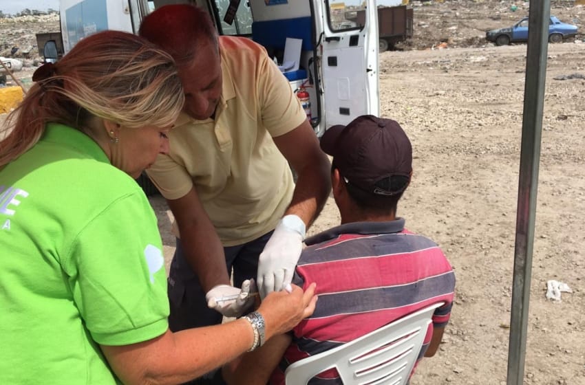 Aplicaron 480 vacunas a los trabajadores del basural durante 2018