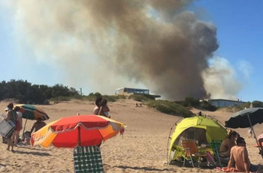 Incendio en Gesell: el fuego ya consumió 160 hectáreas