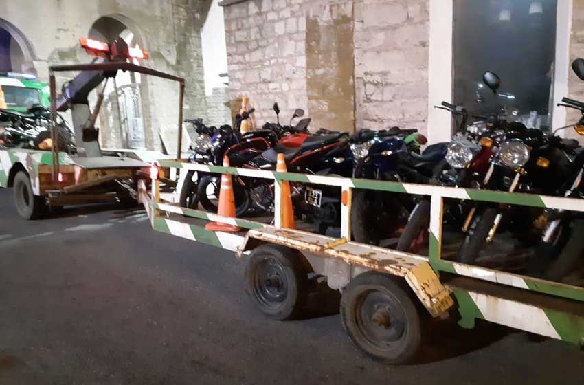 El municipio secuestró 68 motos durante un operativo nocturno