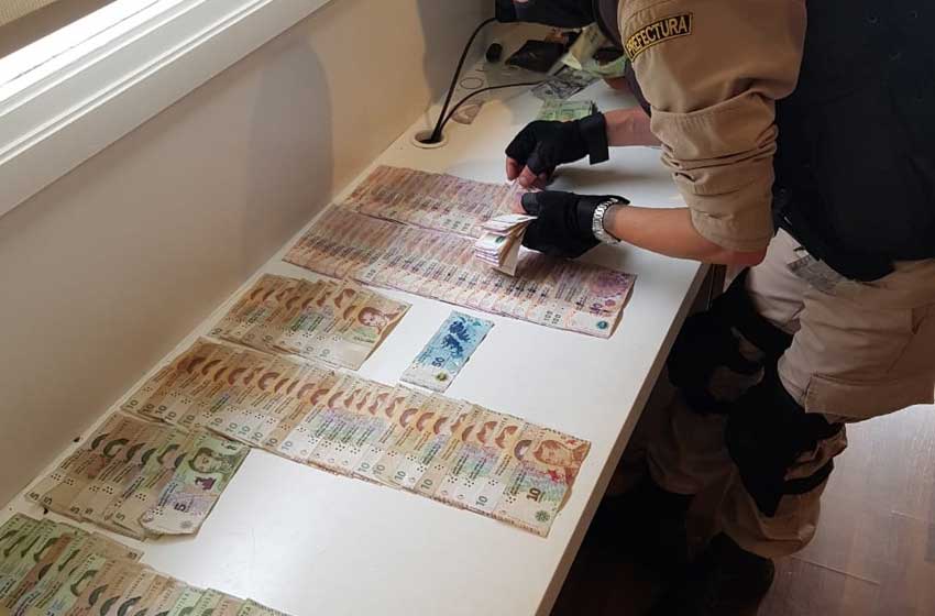 La banda narco desbaratada tenía casi 1.300.000 de pesos