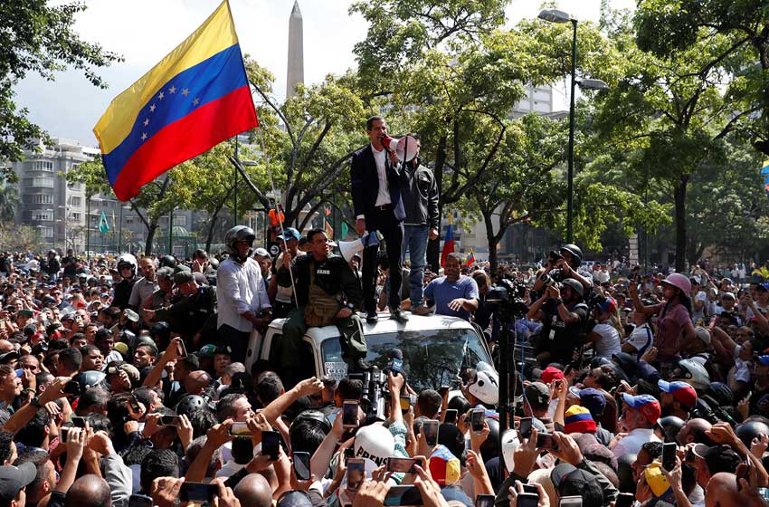 Venezuela: Guaidó desafía a Maduro con marchas a los cuarteles