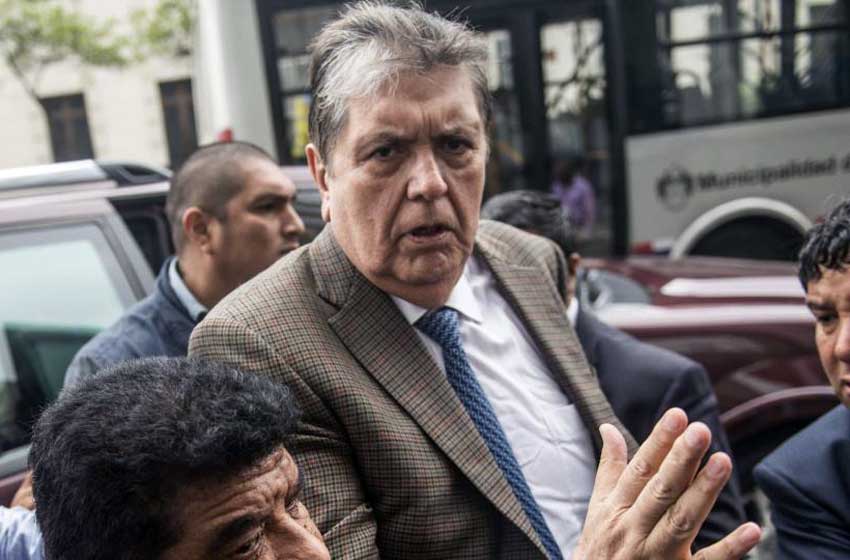 El ex presidente Alan García se suicidó cuando lo iban a detener