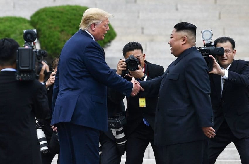 Trump pisó suelo norcoreano en un encuentro con Kim Jong-un