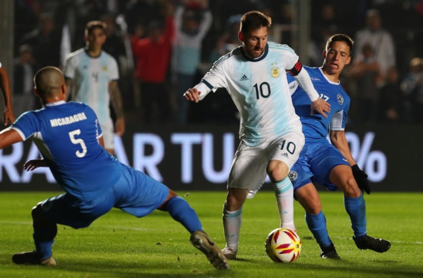 Argentina goleó a Nicaragua en vistas de la Copa América