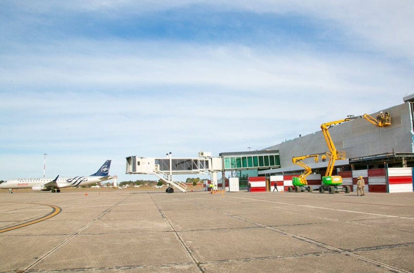 Las obras en el aeropuerto de Mar del Plata terminarán "a fin de mes"